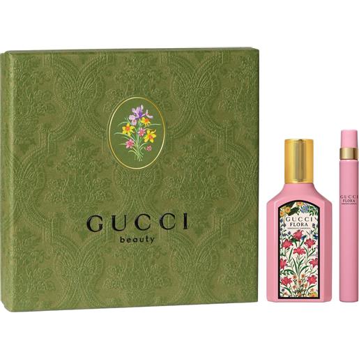 Gucci flora gorgeous gardenia eau de parfum cofanetto regalo 50ml + 10ml