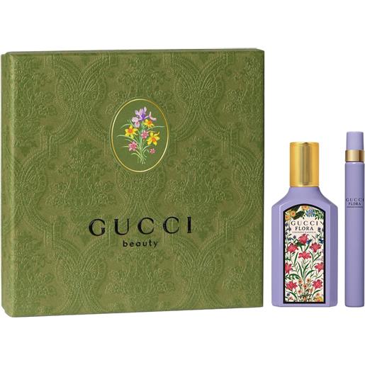 Gucci flora gorgeous magnolia eau de parfum cofanetto regalo 50ml + 10ml