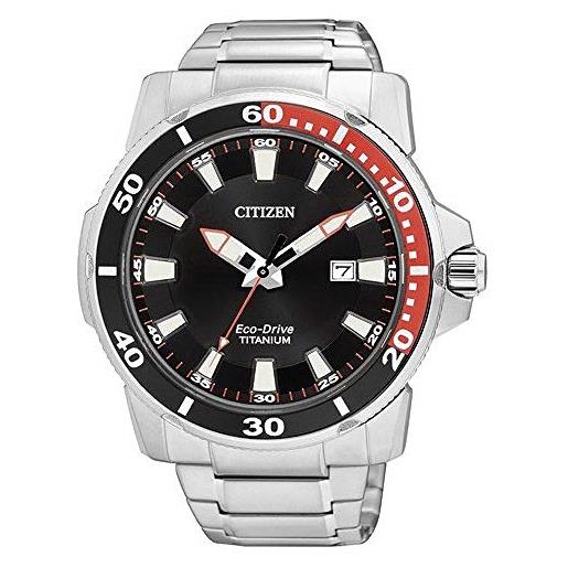 Citizen sport titanio eco drive aw1221-51e - orologio da polso uomo