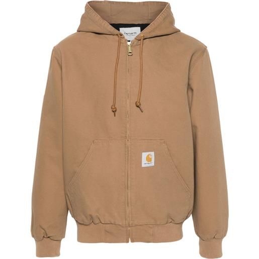 Carhartt WIP giacca active con cappuccio - marrone