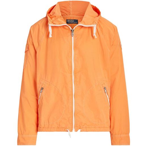 Polo Ralph Lauren giacca con cappuccio - arancione