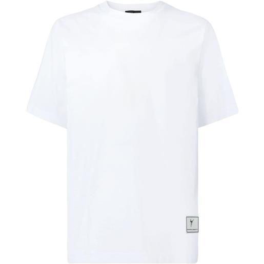 Giuseppe Zanotti t-shirt con applicazione logo - bianco