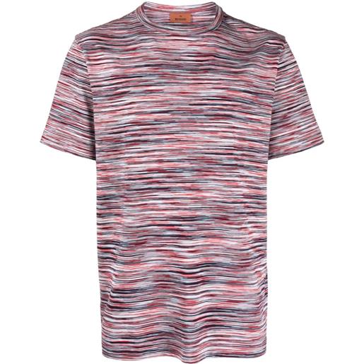 Missoni t-shirt a righe - rosso