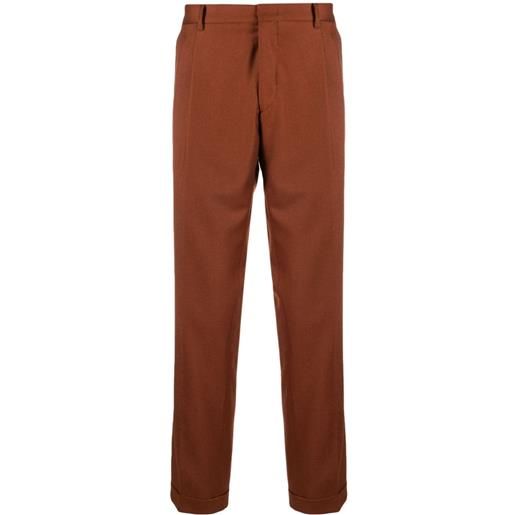 Briglia 1949 pantaloni sartoriali con pieghe - arancione