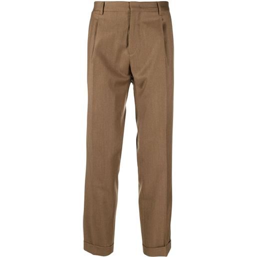 Briglia 1949 pantaloni sartoriali con pieghe - marrone