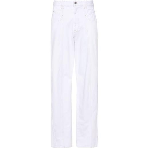 ISABEL MARANT jeans a gamba ampia vetan - bianco
