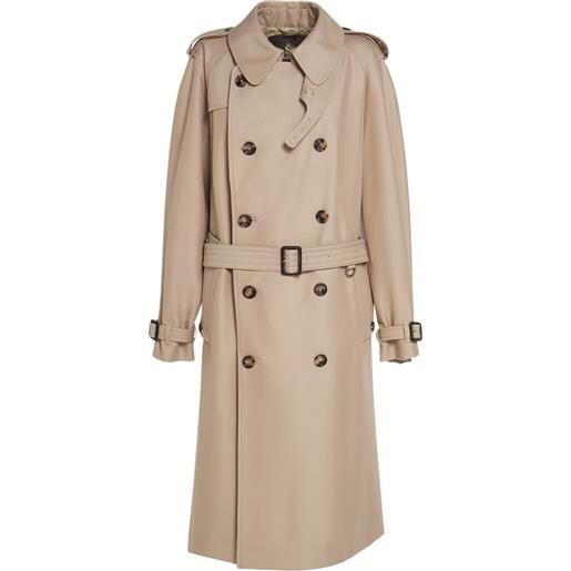 LORO PIANA dewey belted cotton & silk trench coat