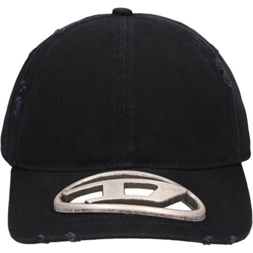 DIESEL cappello baseball oval-d in cotone