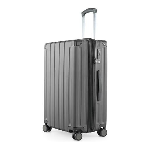 Hauptstadtkoffer q-damm - valigia media a guscio rigido, tsa, 4 ruote, bagaglio da stiva con espansione di volume di 6 cm, 68 cm, 89 l, grafiti