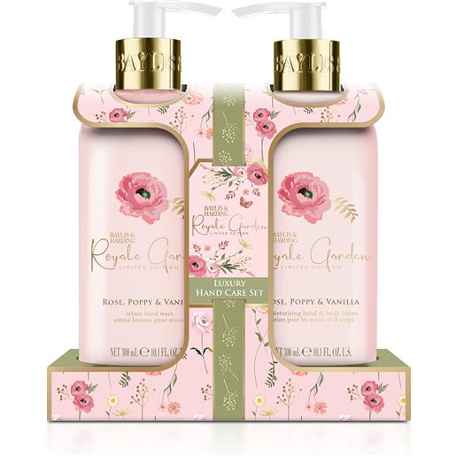 Baylis & Harding confezione regalo rosa, papavero & vaniglia 2 pz