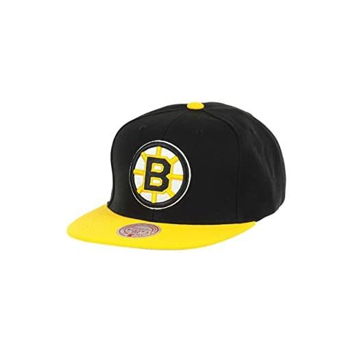 Mitchell & Ness boston bruins nhl team 2 tone 2.0 black yellow original fit snapback cap - one-size