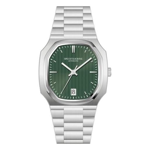 TACTO specht & sohne classic 38mm orologio da uomo nh35 automatico meccanico orologio da uomo in acciaio inox zaffiro cristallo impermeabile, verde, classico