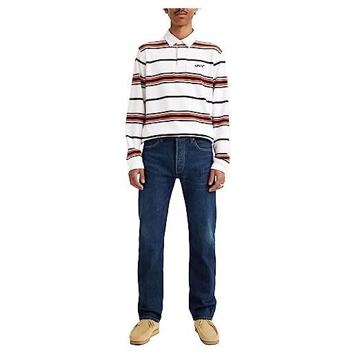 Levi's 501 original fit, jeans uomo, fresh clean, 33w / 30l