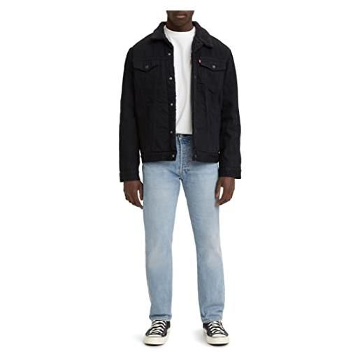 Levi's 501 original fit, jeans uomo, blu (fresh clean), 28w / 32l
