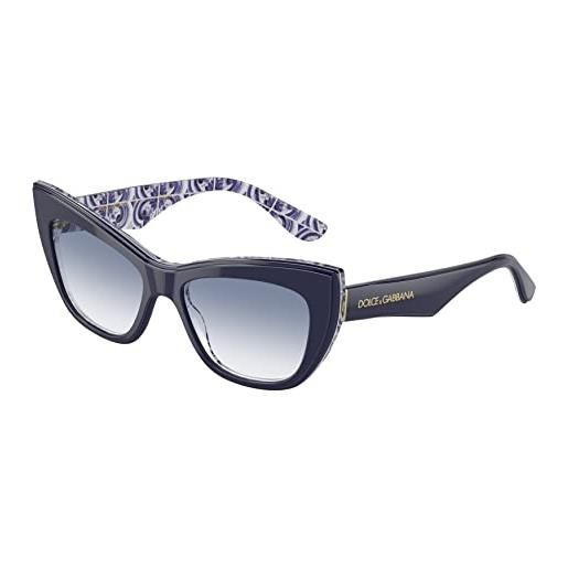 Dolce & Gabbana 0dg4417 54 341419, occhiali da sole unisex-adulto, multicolore (multicolore), taglia unica