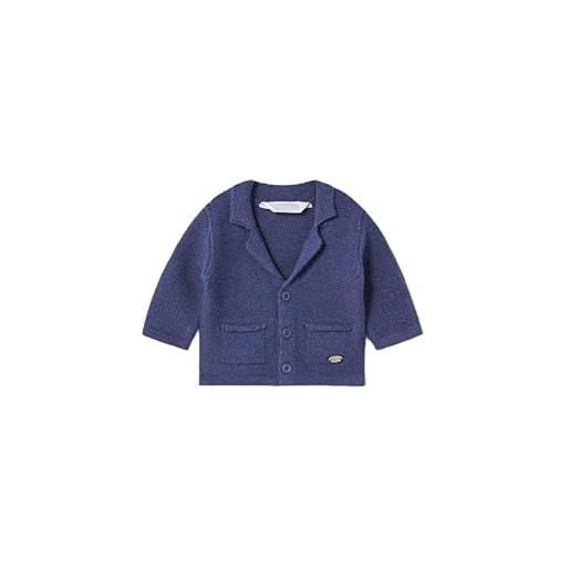 Mayoral cardigan colletto tricot per bimbo blu notte 6-9 mesi (75cm)