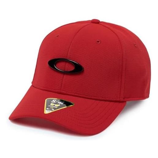 Oakley cappello tincan, rosso/nero, small-medium uomo