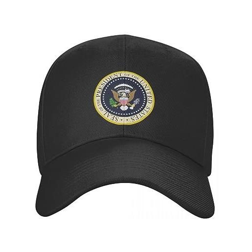 TROBER cappello da baseball unisex casual classic american presidential seal unisex baseball cap adult usa election vote cappello da papà regolabile per uomini regalo sportivo femminile