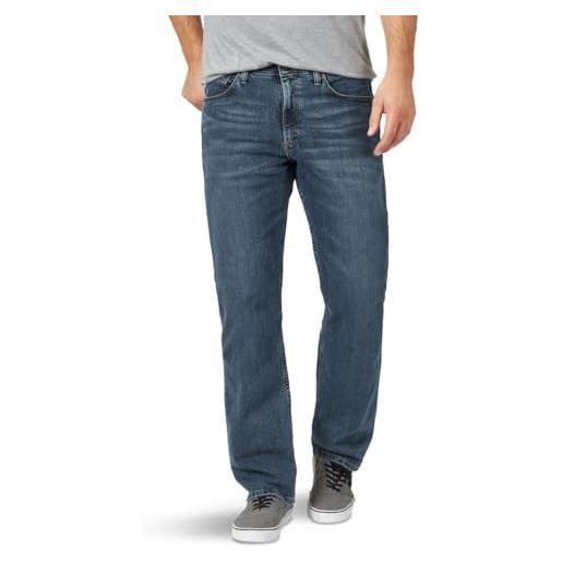 Wrangler Authentics jeans da uomo comodi con vita flessibile e vestibilità comoda, rhodes, 32 w x 32l, rodi, w32 / l32