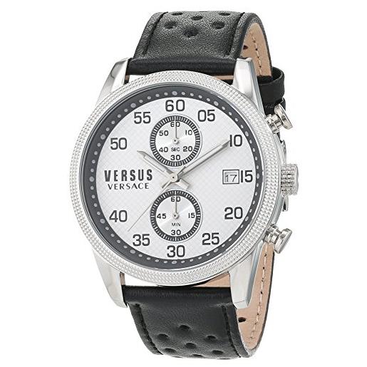 Versus Versace orologio analogico classico quarzo uomo con cinturino in acciaio inox s66060016