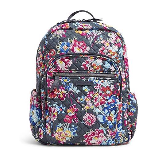 Vera Bradley iconic campus zaino, signature cotton, donna, graziose posies, taglia unica