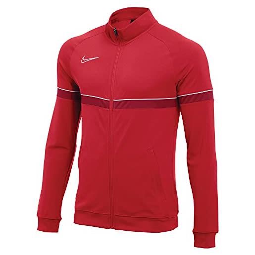 Nike cw6113-657 academy 21 giacca uomo red/white s