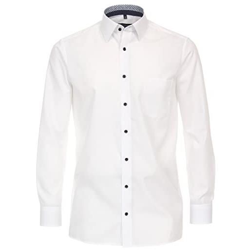 CASAMODA camicie business tinta unita comfort fit, bianco neve, 45