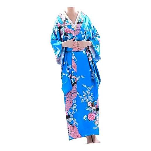 STOBAZA veste per le donne abito tradizionale giapponese costume tradizionale giapponese da casa per le donne abito kimono tradizionale veste giapponese da donna pigiama halloween