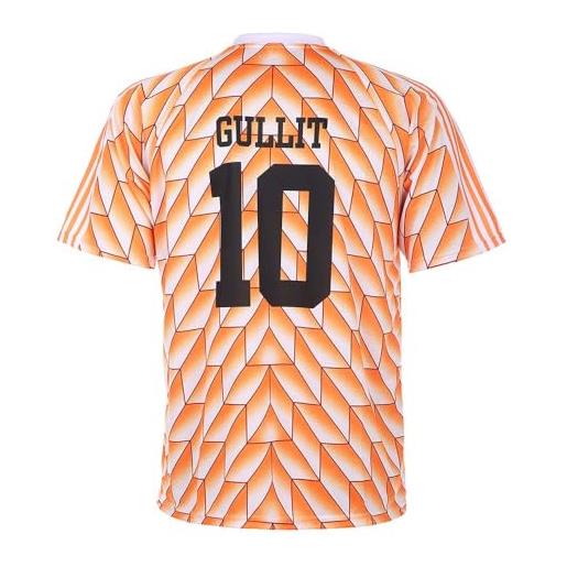 Kingdo maglia euro 88 gullit 1988 - arancione - paesi bassi - bambini e adulti - ragazzi - uomo - calcio regali - sport t shirt - abbigliamento sportivo, colore: arancione. , l