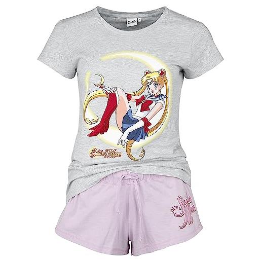 Sailor Moon donna pigiama multicolore m 100% cotone