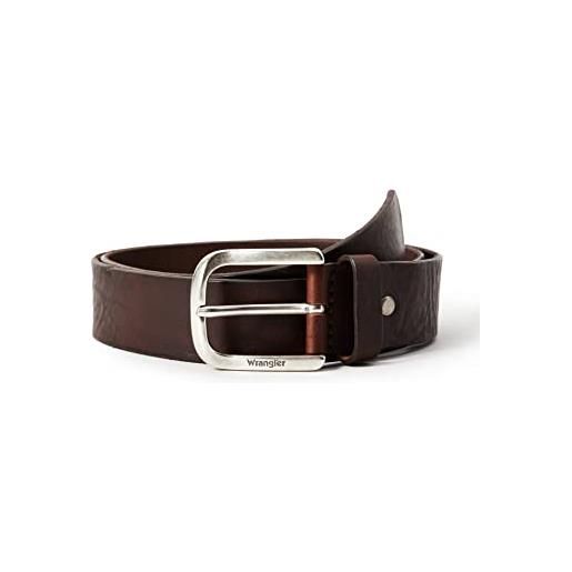 Wrangler easy belt cintura, brown 85, 105 uomo