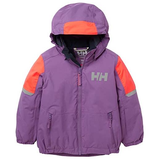 Helly Hansen unisex bambini kids rider 2.0 insulated jacket, viola, 8