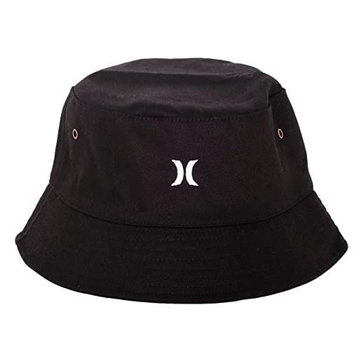 Hurley m small logo bucket, baseball cap uomo, nero, taglia unica
