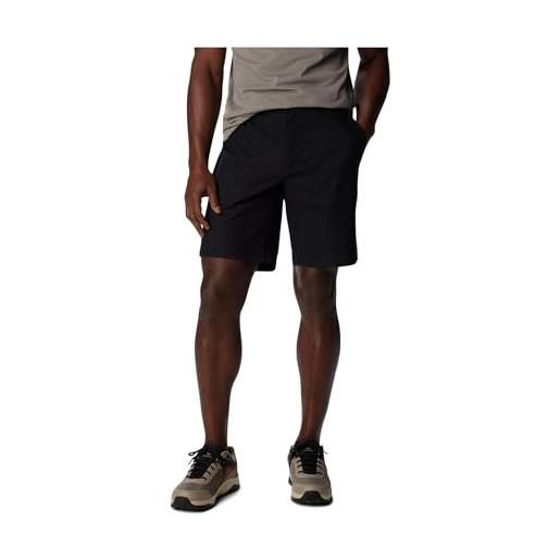 Columbia flex roc utility short, pantaloncini da escursionismo uomo, black, 