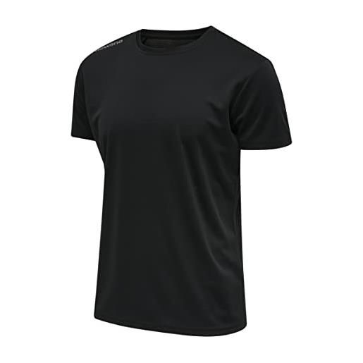 hummel newline t-shirt funzionale core da uomo m, nero