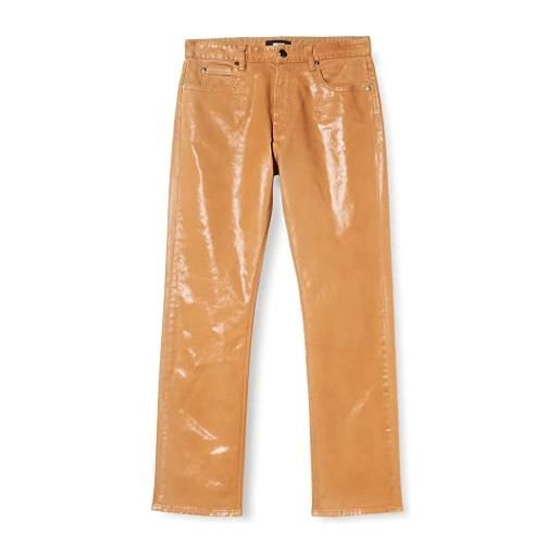 Just Cavalli pantalone 5 tasche uomo jeans, arancione, 30