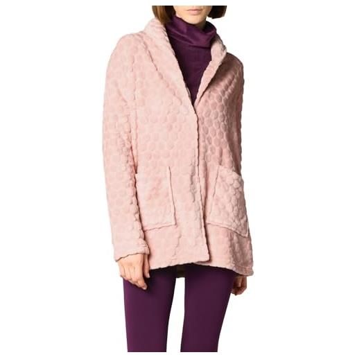 Goldenpoint donna giacca motivo a pois, colore rosa, taglia m