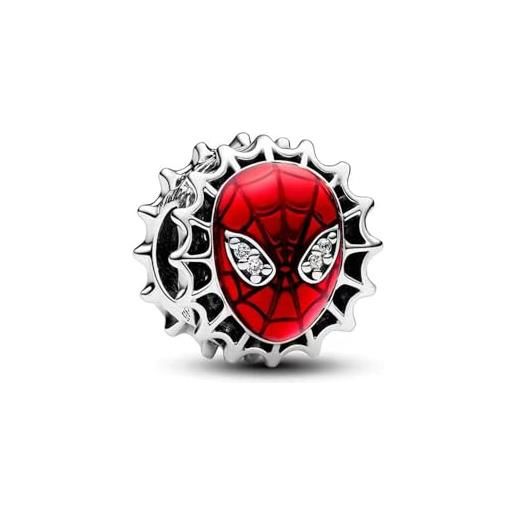 Feitery spider charm throne bracciale pandora compatibile ciondolo donna argenteo regalo di san valentino (ragni)