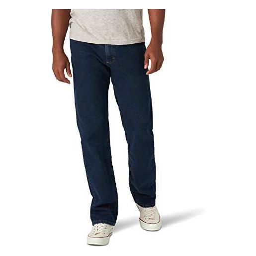 Wrangler Wrangler classic 5-pocket regular fit flex jean, pantaloni per il tempo libero, uomo, midnight flex, 36w / 34l