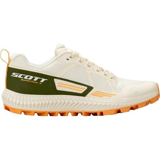 Scott - scarpe da trail - w's supertrac 3 soft yellow / fir green per donne in nylon - taglia 36,36.5,37.5,38,38.5,40,40.5 - beige