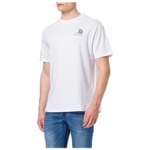 Urban Classics big wave tee t-shirt, bianco, l uomo