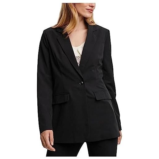 Vero moda giacca blazer classico con un bottone e vestibilità morbida. Nero