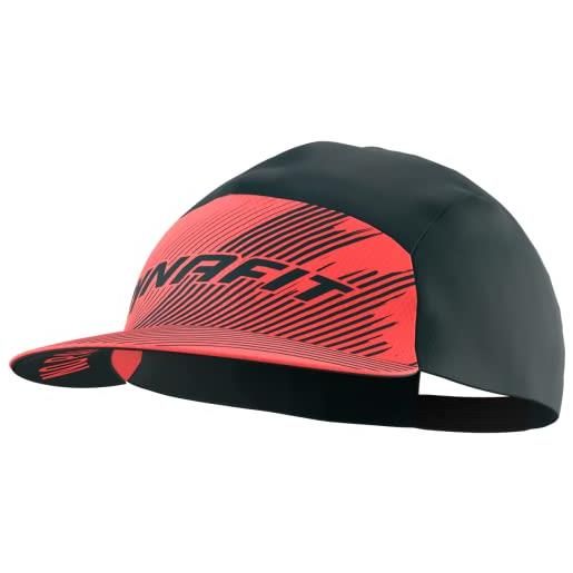 Dynafit alpine graphic visor cap cappellino, hot coral/3010, taglia unica sport