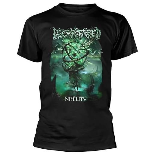 Skeletor decapitated 'nihility' t-shirt-3xl nero, nero , m