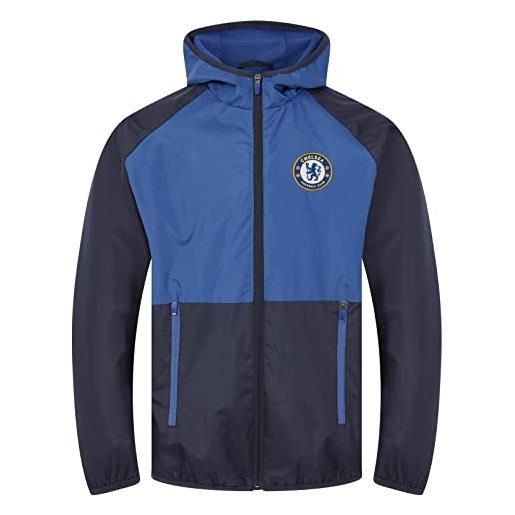 Chelsea F.C. giacca a vento ufficiale del chelsea fc da uomo blu navy. M