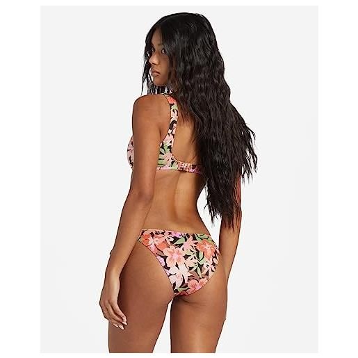 Billabong sol searcher tropic mutandina bikini con nodo laterale da donna rosa