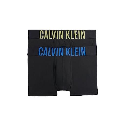 Calvin Klein uomo intense power boxer, confezione da 2, nero, xl