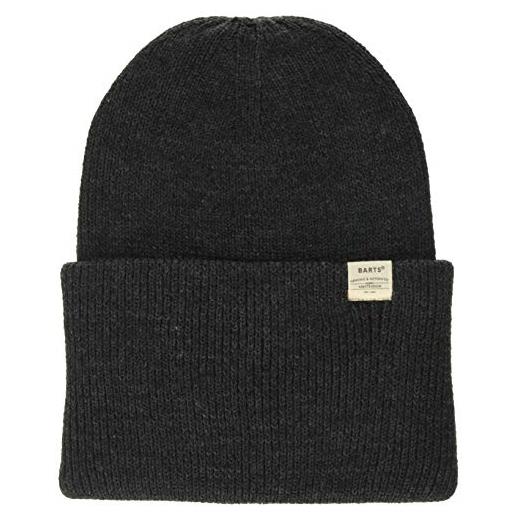 Barts haveno beanie berretto, grigio (dark heather 0019), one size (taglia produttore: uni) donna