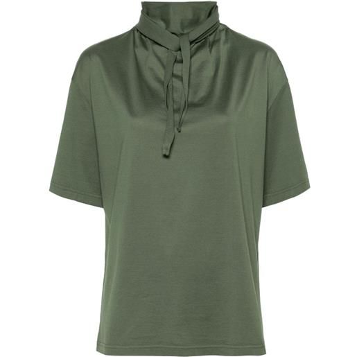 LEMAIRE t-shirt con nodo - verde
