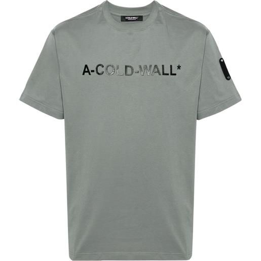 A-COLD-WALL* t-shirt con stampa - verde